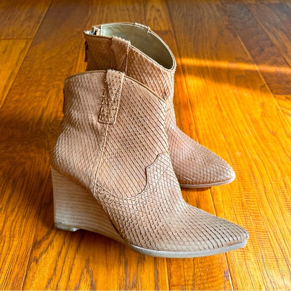 Matisse Liberation Leather Booties Tan Size 8.5 - Picture 3 of 7